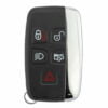 Jaguar Five Button Car Key Replacement for XE, XF, XJ
