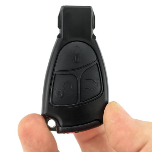 Mercedes Benz Three Button Car Key Replacement for B, C, CL, CLK, CLS, E, ML, S, SLK Class - Image 3