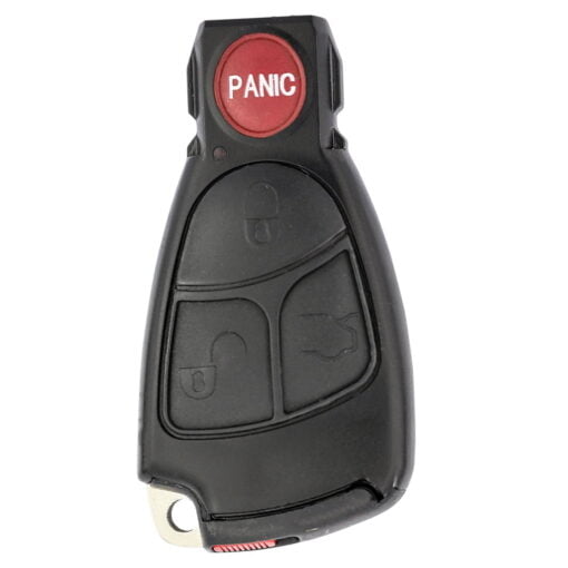 Mercedes Benz Four Button Car Key Replacement for B, C, CL, CLK, CLS, E, ML, S, SLK Class