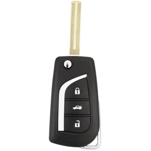 Toyota 3 Button Replacement TOY48 Car Key Suit Corolla, Camry, RAV4