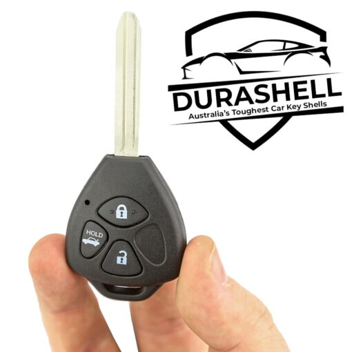 Toyota Dura Shell 3 Button Hold / Lock / Unlock TOY43 Replacement Car Key Case - Image 3