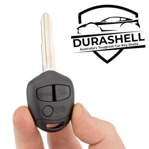 Mitsubishi Dura Shell 3 Button MIT8 Replacement Car Key Case - Image 4