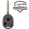 Toyota Dura Shell 2 Button TOY40 Replacement Car Key Case