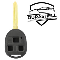 Toyota Dura Shell 3 Button TOY43 Replacement Car Key Case