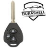 Toyota Dura Shell 3 Button Hold / Lock / Unlock TOY43 Replacement Car Key Case