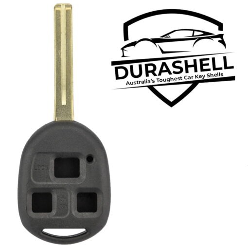 Toyota Dura Shell 3 Button TOY40 Replacement Car Key Case