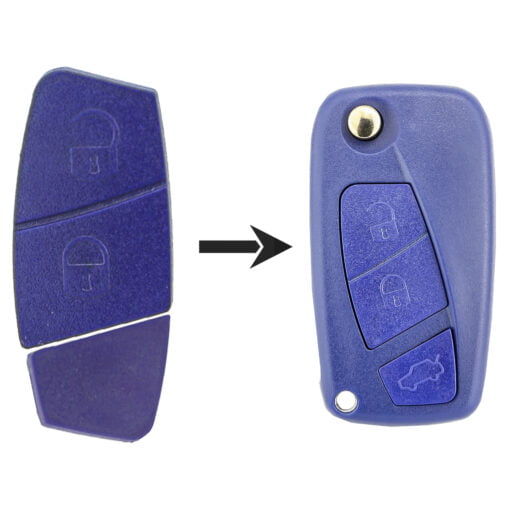 Fiat Bravo, Ducato, Punto Car Key Replacement Rubber Buttons - Image 3