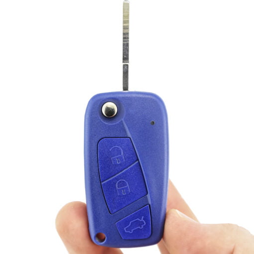 Fiat Blue 3 Button Punto, Doblo, Bravo Car Key Replacement Case/Shell/Blank - Image 3