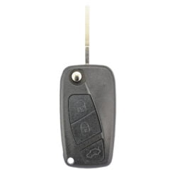 Fiat Black 3 Button Punto, Doblo, Bravo Car Key Replacement Case/Shell/Blank