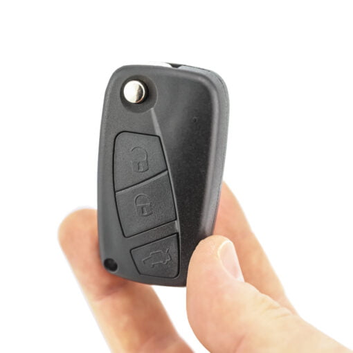 Fiat Black 3 Button Punto, Doblo, Bravo Car Key Replacement Case/Shell/Blank - Image 4