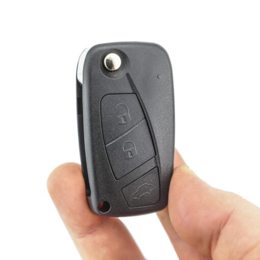 Fiat Black 3 Button Punto, Doblo, Bravo Car Key Replacement Case/Shell/Blank - Image 3