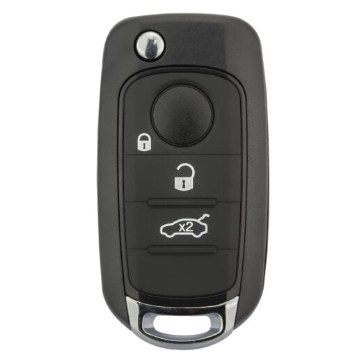 Fiat Black 500X, TIPO, RENEGADE Car Key Replacement Case/Shell/Blank - Image 3