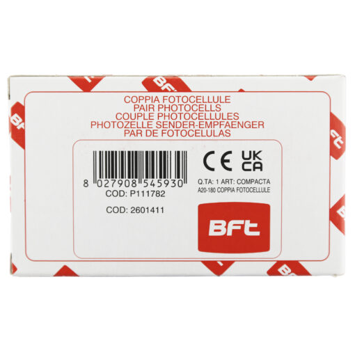 BFT Compacta A20-180 Photocell Gate PE Safety Beams - Image 5