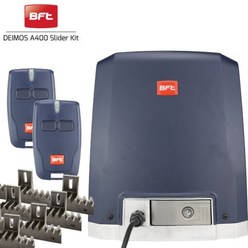 BFT DEIMOS BT A400 Sliding Gate Motor + 4m Racking