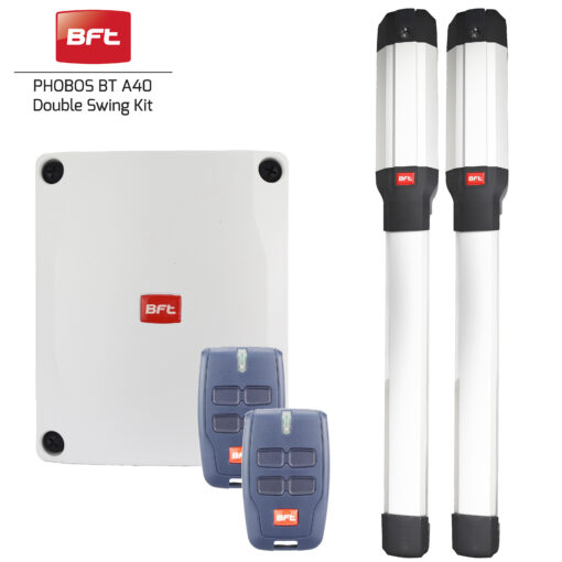 BFT PHOBOS BT A40 Dual Swing Gate Motor Kit