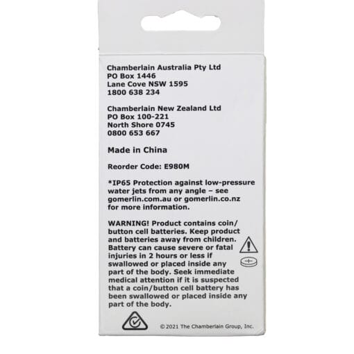Merlin E980M Waterproof Garage Door Remote Control - Image 10