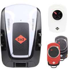 B&D Smart Pro Sectional Panel Garage Door Opener + Wired PE Beams