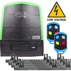Centsys Centurion D3 Smart Low Volt Automatic Slide Gate Motor + 4m Gate Racking