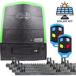 Centsys Centurion D3 Smart Solar Automatic Slide Gate Motor + 4m Gate Racking