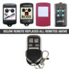 Boss BHT1 / BHT2 Aftermarket Garage Door Remote
