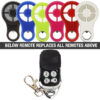 Boss BHT20, Forza 1200 Aftermarket Garage Door Remote