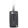 Citroen 3 Button Replacement Car Key Case HU83 Inc Battery Clip