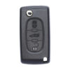 Citroen 3 Button Replacement Car Key Case Alt Button HU83 No Battery Clip