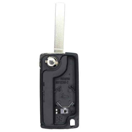 Citroen 2 Button Replacement Car Key Case HU83 Inc Battery Clip - Image 3