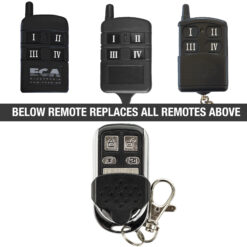 Aftermarket ECA TX4, REA04B Gate Remote Control