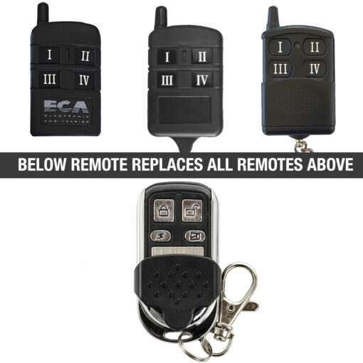 Aftermarket ECA TX4, REA04B Gate Remote Control