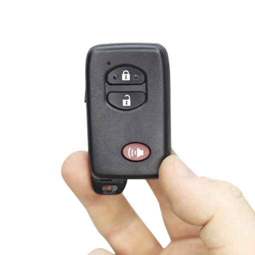 Toyota 3 Button Black Replacement Car Key Fob - Image 6