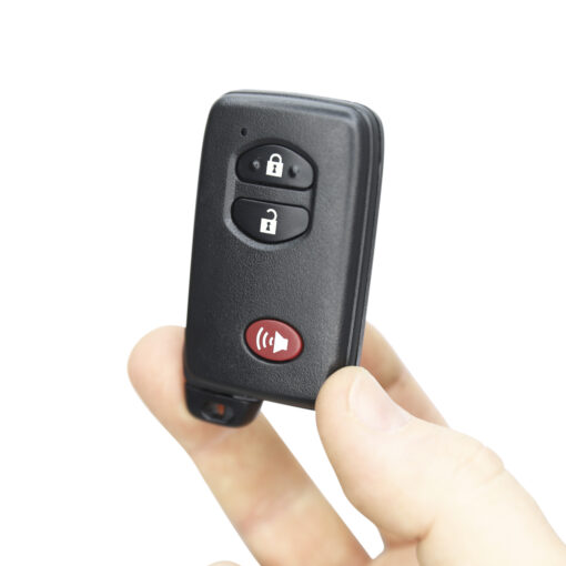 Toyota 3 Button Black Replacement Car Key Fob - Image 5