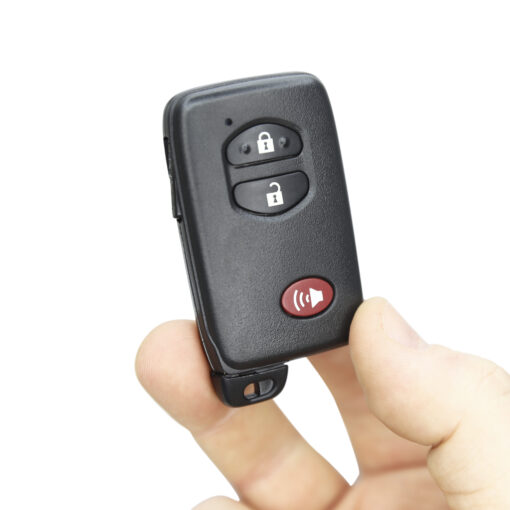 Toyota 3 Button Black Replacement Car Key Fob - Image 4