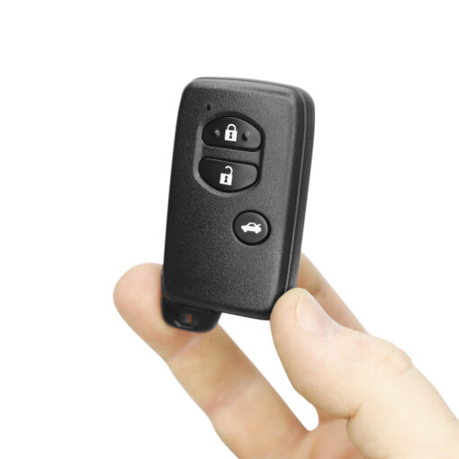 Toyota 3 Button Black Boot Replacement Car Key Fob - Image 6