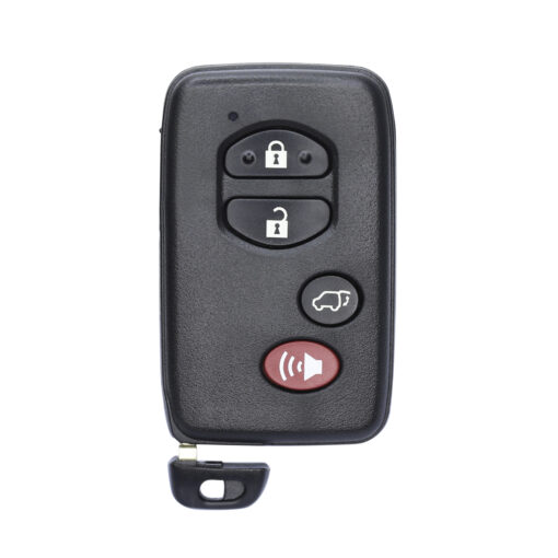 Toyota 4 Button Black Replacement Car Key Fob - Image 6