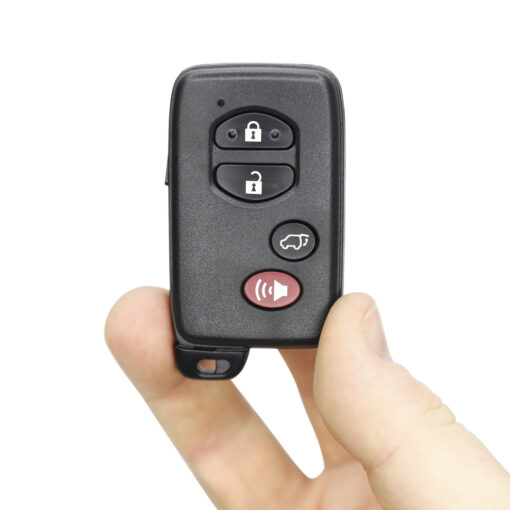 Toyota 4 Button Black Replacement Car Key Fob - Image 5