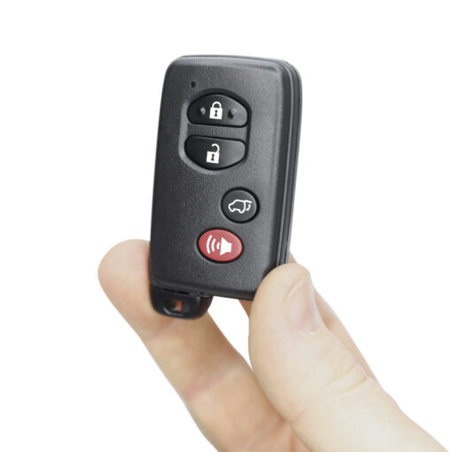 Toyota 4 Button Black Replacement Car Key Fob - Image 4