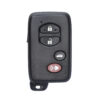 Toyota 4 Button Black Boot Replacement Car Key Fob