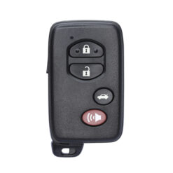 Toyota 4 Button Black Boot Replacement Car Key Fob