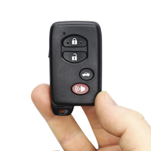 Toyota 4 Button Black Boot Replacement Car Key Fob - Image 6