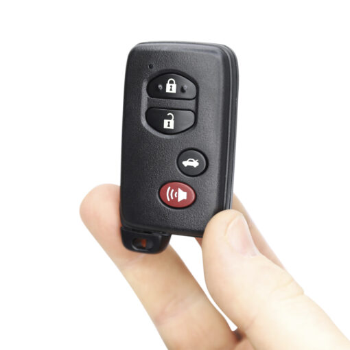 Toyota 4 Button Black Boot Replacement Car Key Fob - Image 5