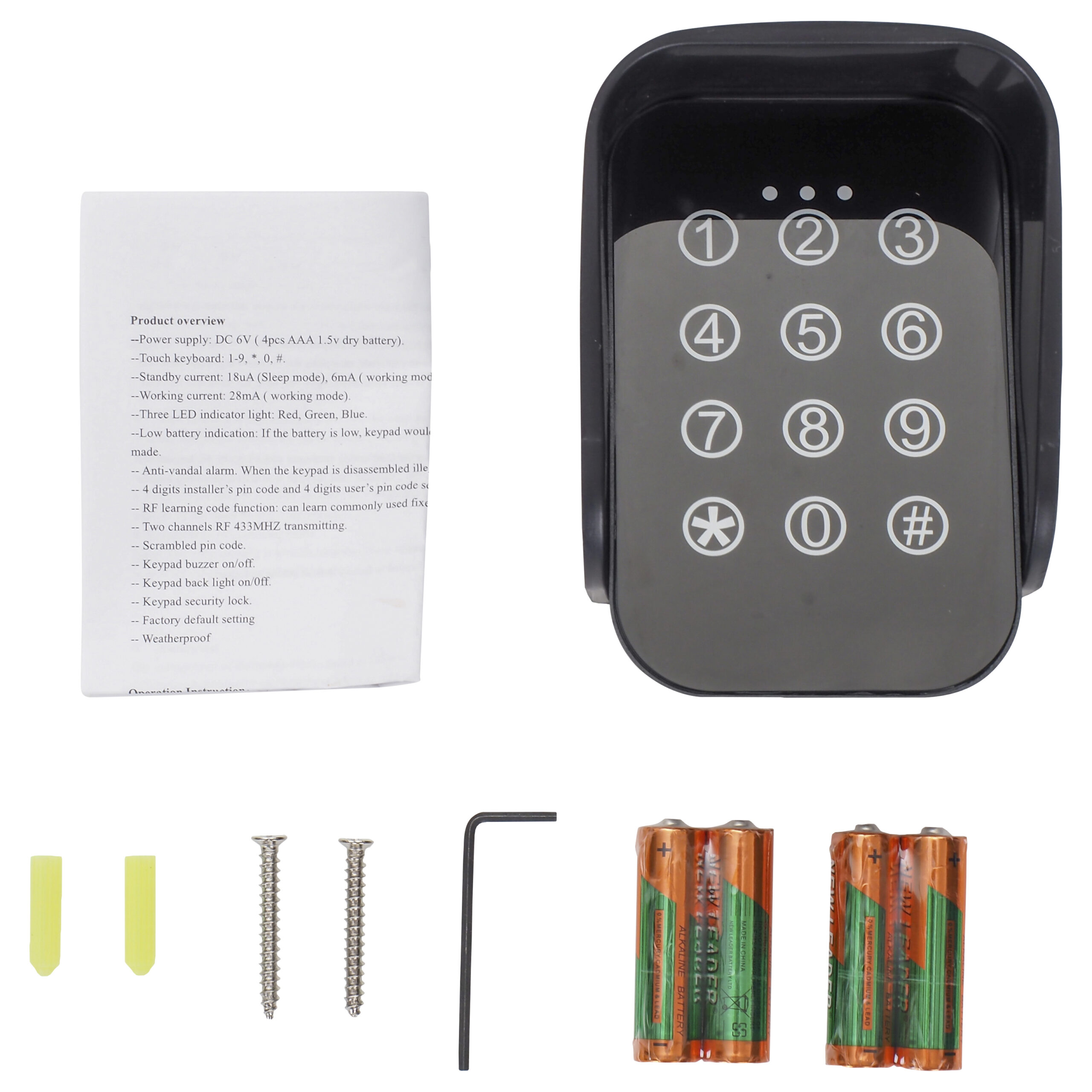 Auto Openers AOKP Wireless Keypad - Image 5