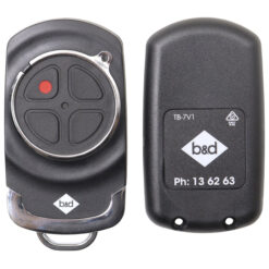 B&D TB-7 Black Garage Door Remote Enclosure