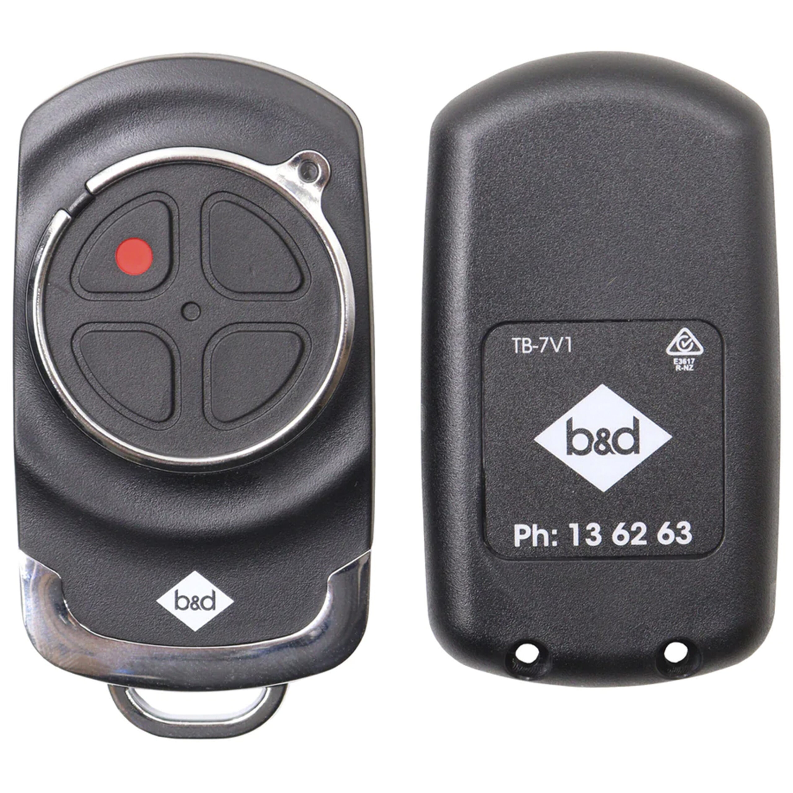 B&D TB-7 Black Garage Door Remote Enclosure