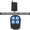 ECA Red Aftermarket Garage Door and Gate Remote