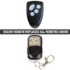Aftermarket Vicway V-380G Garage Remote Control