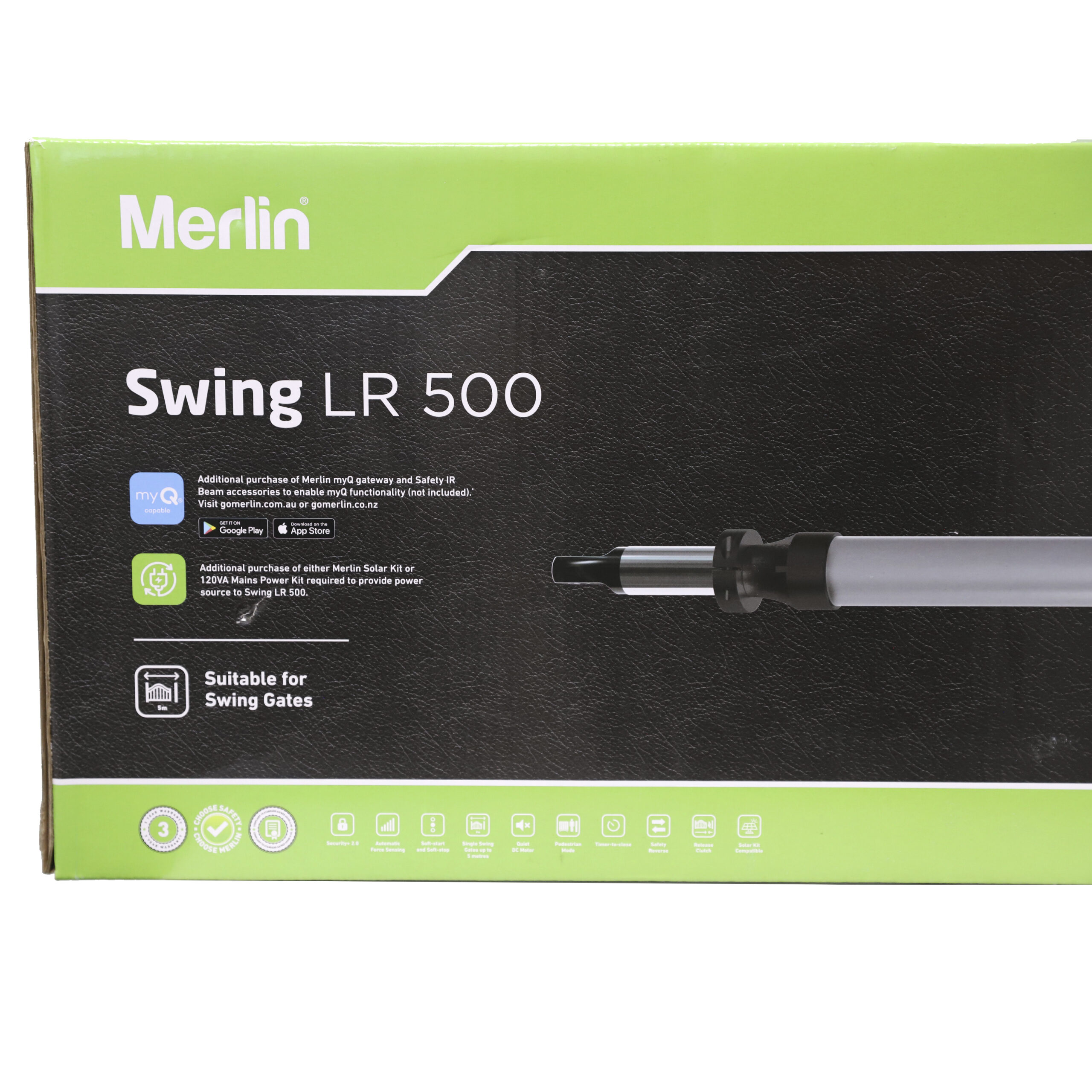 Merlin MRGLSK LR500 Rural Single Swing Gate Opener - Solar - Image 2